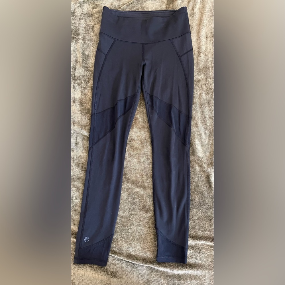 Athleta brand Stealth mesh 7/8 tight